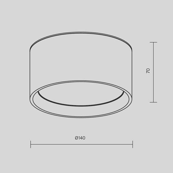 LED Луна за открит монтаж Vega C089CL-15W3K-B Maytoni 15W 3000K | Osvetlenieto.bg