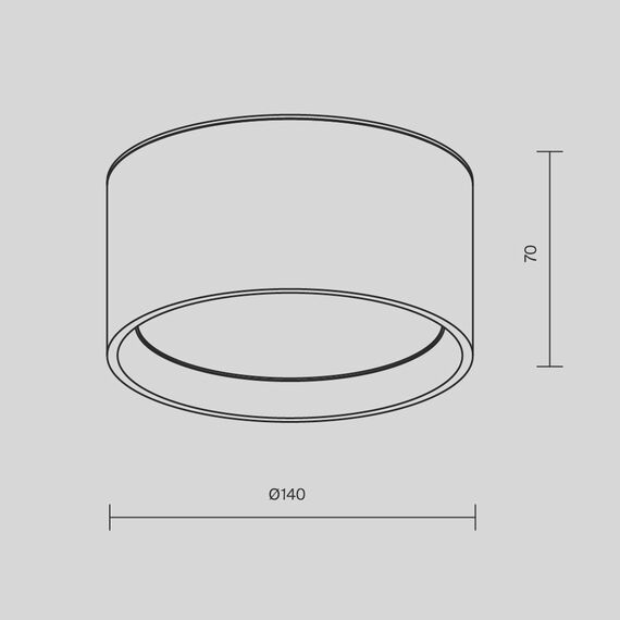 LED Луна за открит монтаж Vega C089CL-15W3K-W Maytoni 15W 3000K | Osvetlenieto.bg
