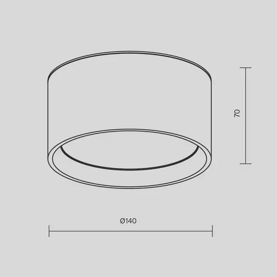 LED Луна за открит монтаж Vega C089CL-15W3K-W Maytoni 15W 3000K | Osvetlenieto.bg