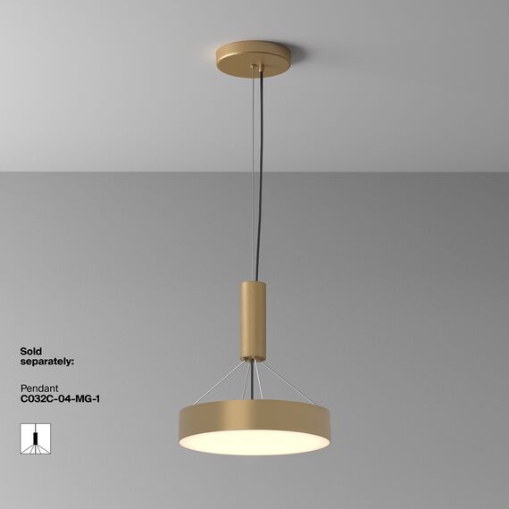 LED Плафон Zon C032CL-36W3K-RD-MG Maytoni 36W 3000K | Osvetlenieto.bg LED Плафон Zon C032CL-36W3K-RD-MG Maytoni 36W 3000K | Osvetlenieto.bg