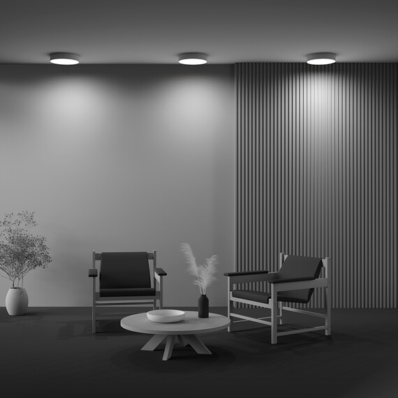 LED Плафон Zon C032CL-36W3K-RD-MG Maytoni 36W 3000K | Osvetlenieto.bg