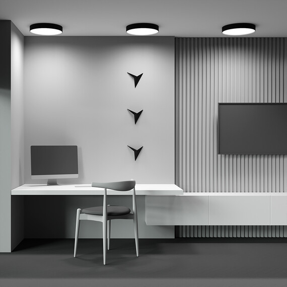 LED Плафон Zon C032CL-45W3K-RD-B Maytoni 45W 3000K | Osvetlenieto.bg