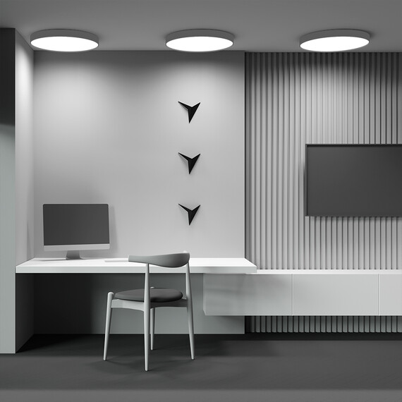 LED Плафон Zon C032CL-90W3K-RD-MG Maytoni 90W 3000K | Osvetlenieto.bg
