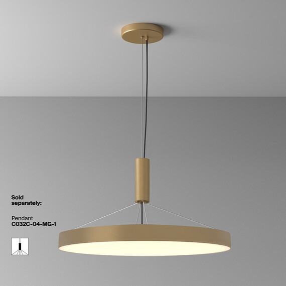 LED Плафон Zon C032CL-90W3K-RD-MG Maytoni 90W 3000K | Osvetlenieto.bg