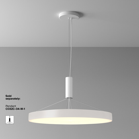 LED Плафон Zon C032CL-90W3K-RD-W Maytoni 90W 3000K | Osvetlenieto.bg