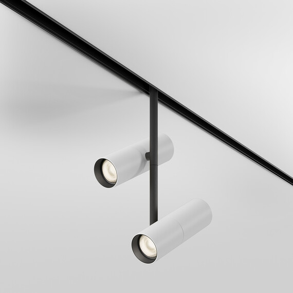 LED Прожектор магнитна шина Exility Elti Duo TR005-2-2X12W3K-BW Maytoni 24W 3000K | Osvetlenieto.bg