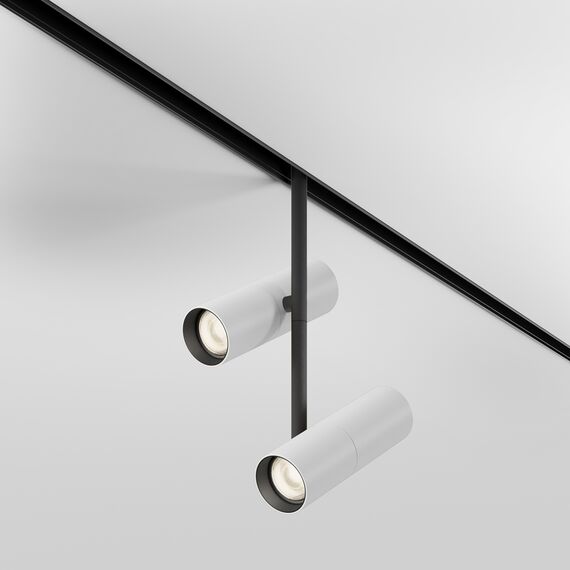 LED Прожектор за магнитна шина Exility-thin Elti Duo TR005-2-2X12W3K-BW Maytoni 24W 3000K | Osvetlenieto.bg