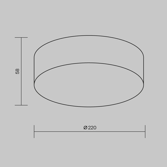 LED Външен плафон Zon IP O431CL-L30W3K Maytoni 30W 3000K IP65 | Osvetlenieto.bg