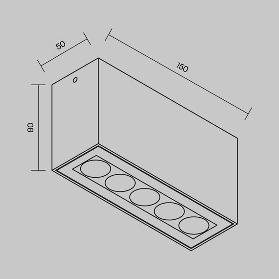 LED Външен спот Ares O309CL-L10GF3K Maytoni 10W 3000K IP54 | Osvetlenieto.bg
