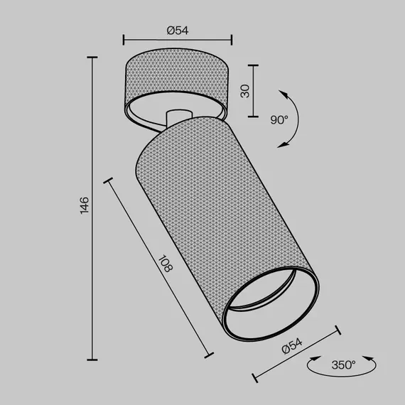 Спот Artisan C082CL-01-GU10-W Maytoni 1xGU10 | Osvetlenieto.bg