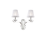 Аплик PEGASO AP2 BIANCO 059211 Ideal Lux 2xE14 | Osvetlenieto.bg