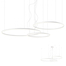 LED Полилей ORBIT 01-1924-TRIAC Redo 163W 4000K D1000+800+600 SAND WHITE | Osvetlenieto.bg