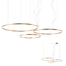 LED Полилей ORBIT 01-1925-TRIAC Redo 163W 4000K D1000+800+600 BRASS | Osvetlenieto.bg