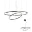 LED Полилей ORBIT 01-1953-DALI Redo 108W 3000K D1000+600 SAND BLACK | Osvetlenieto.bg