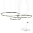 LED Полилей ORBIT 01-1954-TRIAC Redo 163W 3000K D1000+800+600 SAND BLACK | Osvetlenieto.bg