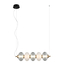 LED Полилей Testa PND-84938-4-BK Italux 19W 3000K | Osvetlenieto.bg