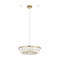 LED Кристален полилей Zambelis 23046 PENDANT LED LIGHT 38W 3000K METAL-CRYSTAL ANTIQUE BRASS | Osvetlenieto.bg