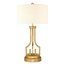 Настолна лампа Lemuria 1xE27 Gilded Nola Distressed Gold Ivory Shade Gilded Nola GN-LEMURIA-TL | Osvetlenieto.bg