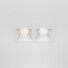 LED Луна за вграждане Alfa LED DL043-02-10W3K-D-SQ-W Maytoni 2x10W 3000K | Osvetlenieto.bg