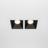 LED Луна за вграждане Alfa LED DL043-02-10W3K-D-SQ-WB Maytoni 2x10W 3000K | Osvetlenieto.bg