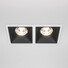 LED Луна за вграждане Alfa LED DL043-02-15W3K-D-SQ-WB Maytoni 2x15W 3000K | Osvetlenieto.bg