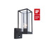 Градински аплик FLAIR PIR сензор Lutec 1xE27 IP44 5288802012 | Osvetlenieto.bg