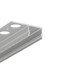 LED профил за вграждане в плочки UNI-TILE12 C PLUS анодизиран 1 метър | Osvetlenieto.bg