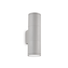 Фасаден аплик GUN AP2 SMALL GRIGIO 163628 Ideal Lux 2xGU10 IP44 | Osvetlenieto.bg