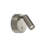 LED Аплик BEAN AP ROUND RECHARGEABLE NICKEL 364810 Ideal Lux | Osvetlenieto.bg