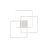 LED Плафон FRAME PL QUADRATO BIANCO 2700K 341316 Ideal Lux | Osvetlenieto.bg