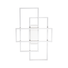 LED Плафон FRAME PL RETTANGOLO BIANCO 2700K 341323 Ideal Lux | Osvetlenieto.bg