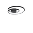 LED Плафон OZ PL D040 ON-OFF NERO 3000K 365039 Ideal Lux | Osvetlenieto.bg