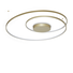 LED Плафон OZ PL D100 ON-OFF OTTONE 3000K 365022 Ideal Lux | Osvetlenieto.bg