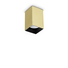 Луна за открит монтаж LOOK PL1 SQUARE D60 H100 OTTONE 371481 Ideal Lux 1xGU10 | Osvetlenieto.bg