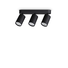 Спот DYNAMITE PL3 LINEAR ROUND NERO 371252 Ideal Lux 3xGU10 | Osvetlenieto.bg