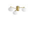 Плафон HERMES PL3 D60 OTTONE 317007 Ideal Lux 3xG9 | Osvetlenieto.bg