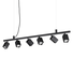 Полилей DYNAMITE SP6 SQUARE NERO 371412 Ideal Lux 6xGU10 | Osvetlenieto.bg