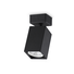 Спот DYNAMITE AP1 SQUARE NERO 371191 Ideal Lux 1xGU10 | Osvetlenieto.bg