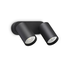 Спот DYNAMITE AP2 ROUND NERO 367385 Ideal Lux 2xGU10 | Osvetlenieto.bg