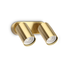 Спот DYNAMITE AP2 ROUND OTTONE 367392 Ideal Lux 2xGU10 | Osvetlenieto.bg