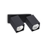 Спот DYNAMITE AP2 SQUARE NERO 371238 Ideal Lux 2xGU10 | Osvetlenieto.bg
