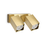 Спот DYNAMITE AP2 SQUARE OTTONE 371245 Ideal Lux 2xGU10 | Osvetlenieto.bg
