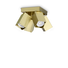 Спот DYNAMITE PL4 SQUARE OTTONE 371320 Ideal Lux 4xGU10 | Osvetlenieto.bg