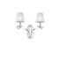Аплик PEGASO AP2 BIANCO 059211 Ideal Lux 2xE14 | Osvetlenieto.bg