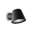 Фасаден аплик GAS AP1 NERO 020228 Ideal Lux 1xGU10 IP43 | Osvetlenieto.bg
