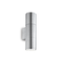 Фасаден аплик GUN AP2 SMALL ALLUMINIO 033013 Ideal Lux 2xGU10 IP44 | Osvetlenieto.bg