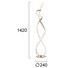LED Лампион DEVA 4326500 Viokef 28W 3000K | Osvetlenieto.bg