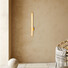 LED Аплик Zambelis 2548 WALL LED LIGHT 19W 3000K TRIAC ALABASTER - BRASS | Osvetlenieto.bg