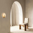 LED Аплик Zambelis 2552 WALL LED LIGHT 5W 3000K ALABASTER - BRASS | Osvetlenieto.bg