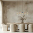 LED Полилей Zambelis 25103 PENDANT LED LINE LIGHT 32W 3000K CERAMIC - METAL - GLASS, BRASS | Osvetlenieto.bg